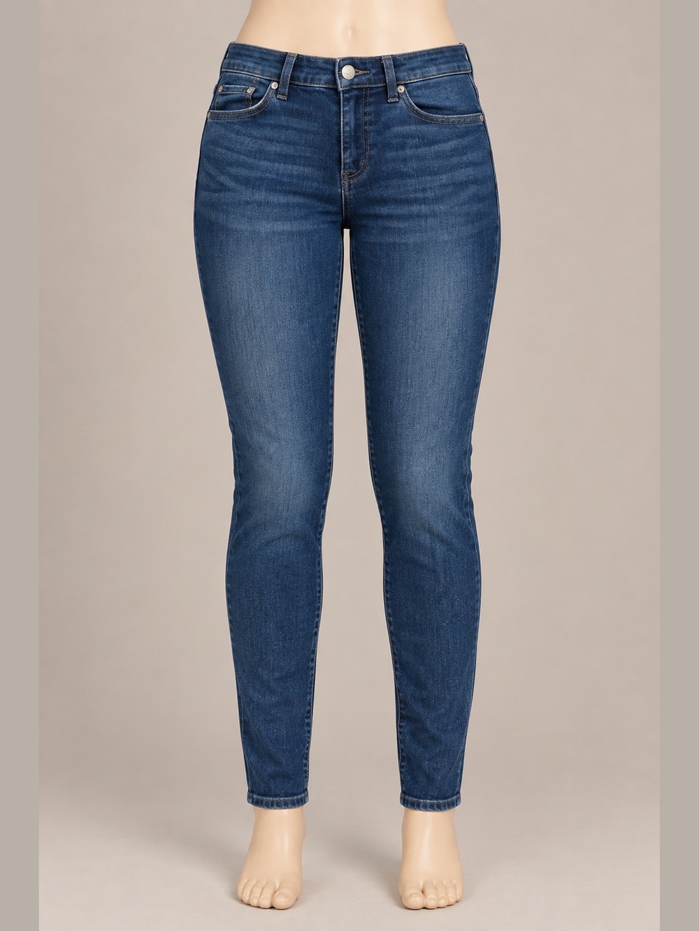 rag & bone Cate Mid-Rise Skinny Jeans 29x30 Dark Indigo Denim